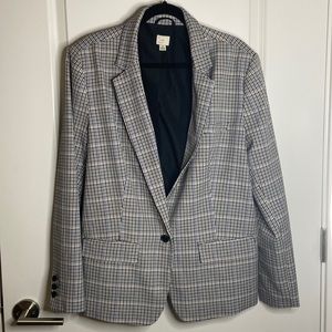 Plaid Blazer